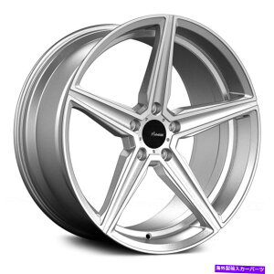 ホイール 4本セット Advanti Racing Camminoホイール20x10(45、5x112、66.6)4のシルバーリムセット Advanti Racing CAMMINO Wheels 20x10 (45, 5x112, 66.6) Silver Rims Set of 4