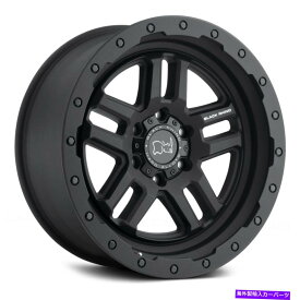 ホイール　4本セット Black Rhino Barstow Wheels 19x8（15、5x112、66.56）4のブラックリムセット Black Rhino BARSTOW Wheels 19x8 (15, 5x112, 66.56) Black Rims Set of 4