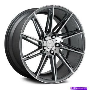 �z�C�[���@4�{�Z�b�g Verde V25�ʎq�z�C�[��19x9.5�i20�A5x114.3�A74.1�j4�̃O���t�@�C�g�����Z�b�g Verde V25 QUANTUM Wheels 19x9.5 (20, 5x114.3, 74.1) Graphite Rims Set of 4�y���s�A���i�z