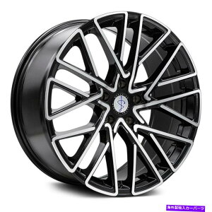 zC[@4{Zbg Tt@CAOWA[ACSX02zC[20x9i35A5x114.3A73j4̃ubNZbg Sapphire Luxury Alloys SX02 Wheels 20x9 (35, 5x114.3, 73) Black Rims Set of 4