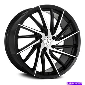 �z�C�[���@4�{�Z�b�g �Ռ����H608�z�C�[��20x8.5�i35�A5x114.3�A73.1�j4�̃u���b�N�����Z�b�g Impact Off Road 608 Wheels 20x8.5 (35, 5x114.3, 73.1) Black Rims Set of 4