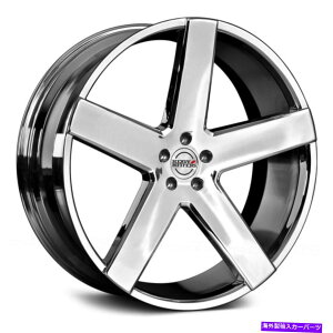 �z�C�[���@4�{�Z�b�g �d�Ŏ�HH15�z�C�[��22x9�i38�A5x130�A71.6�j4�̃N���������Z�b�g Heavy Hitters HH15 Wheels 22x9 (38, 5x130, 71.6) Chrome Rims Set of 4�y���s�A���i�z