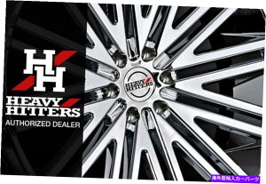 �z�C�[���@4�{�Z�b�g �d�Ŏ�HH15�z�C�[��22x9.5�i15�A6x139.7�A78.1�j4�̃V���o�[�����Z�b�g Heavy Hitters HH15 Wheels 22x9.5 (15, 6x139.7, 78.1) Silver Rims Set of 4�y���s�A���i�z