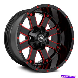 zC[@4{Zbg American Off-Road A108zC[20x12i-44A6x139.7A106.1j4̃ubNZbg American Off-Road A108 Wheels 20x12 (-44, 6x139.7, 106.1) Black Rims Set of 4
