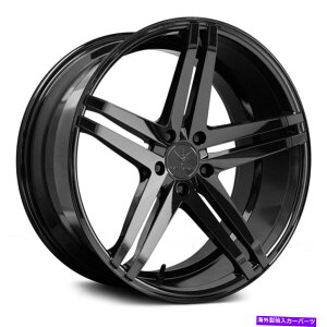 �z�C�[���@4�{�Z�b�g Verde V39�����z�C�[��22x10.5�i27�A5x120.65�A74.1�j4�̃u���b�N�����Z�b�g Verde V39 PARALLAX Wheels 22x10.5 (27, 5x120.65, 74.1) Black Rims Set of 4