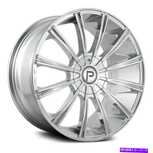 �z�C�[���@4�{�Z�b�g �s�i�N��P308�X���b�N�z�C�[��20x8.5�i35�A5x114.3�A73.1�j4�̃N���������Z�b�g Pinnacle P308 SLICK Wheels 20x8.5 (35, 5x114.3, 73.1) Chrome Rims Set of 4�y���s�A���i�z