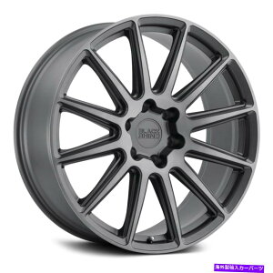 �z�C�[���@4�{�Z�b�g �u���b�N�T�C���U�z�C�[��22x10.5�i35�A5x120.65�A72.56�j4�̃K�����^�������Z�b�g Black Rhino WAZA Wheels 22x10.5 (35, 5x120.65, 72.56) Gunmetal Rims Set of 4�y���s�A���i�z