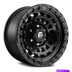 �z�C�[���@4�{�Z�b�g �R��D633�g���b�N�[�t�@�[1PC�z�C�[��18x9�i-12�A8x165.1�A125.1�j4�̃u���b�N�����Z�b�g Fuel D633 TRUCK ZEPHYR 1PC Wheels 18x9 (-12, 8x165.1, 125.1) Black Rims Set of 4�y���s�A���i�z
