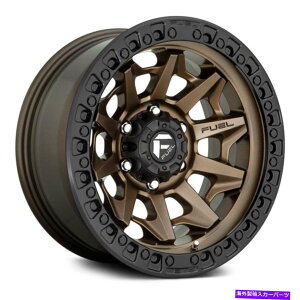 �z�C�[���@4�{�Z�b�g �R��D696�J�o�[1PC�z�C�[��18x9�i20�A6x139.7�A106.1�j4�̃u�����Y�����Z�b�g Fuel D696 COVERT 1PC Wheels 18x9 (20, 6x139.7, 106.1) Bronze Rims Set of 4�y���s�A���i�z