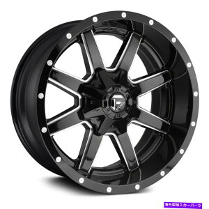 �z�C�[���@4�{�Z�b�g �R��D610�}�[�x���b�N1PC�z�C�[��20x9�i1�A5x127�A78.1�j4�̃u���b�N�����Z�b�g Fuel D610 MAVERICK 1PC Wheels 20x9 (1, 5x127, 78.1) Black Rims Set of 4�y���s�A���i�z