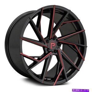 �z�C�[���@4�{�Z�b�g �s�i�N��P316�X�����N�z�C�[��22x9�i35�A5x114.3�A73.1�j4�̃u���b�N�����Z�b�g Pinnacle P316 SWANK Wheels 22x9 (35, 5x114.3, 73.1) Black Rims Set of 4�y���s�A���i�z