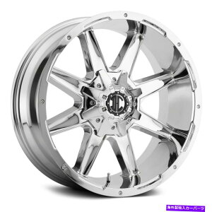 �z�C�[���@4�{�Z�b�g Xtreme NX-17�z�C�[��22x10�i-25�A6x139.7�A106.1�j4��Chrome Rims�Z�b�g Xtreme NX-17 Wheels 22x10 (-25, 6x139.7, 106.1) Chrome Rims Set of 4