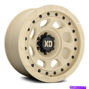 ホイール 4本セット XDシリーズXD861ストームホイール20x10(-18、6x139.7、106.1)4の砂縁セット XD Series XD861 STORM Wheels 20x10 (-18, 6x139.7, 106.1) Sand Rims Set of 4