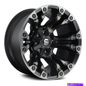 zC[@4{Zbg RD569C1PCzC[20x10i-18A5x139.7A110.1j4̃ubNZbg Fuel D569 VAPOR 1PC Wheels 20x10 (-18, 5x139.7, 110.1) Black Rims Set of 4