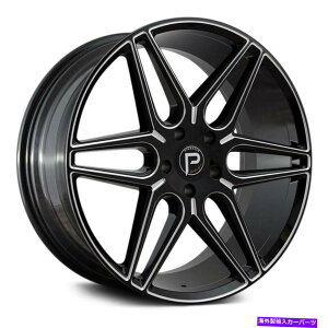 �z�C�[���@4�{�Z�b�g �s�i�N��P302���؂ȃz�C�[��22x9�i35�A5x112�A66.56�j4�̃u���b�N�����Z�b�g Pinnacle P302 LAVISH Wheels 22x9 (35, 5x112, 66.56) Black Rims Set of 4�y���s�A���i�z