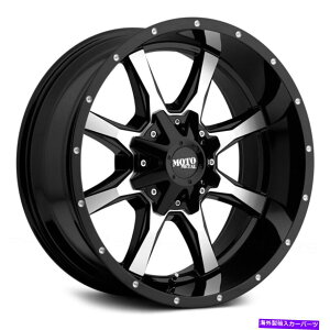 �z�C�[���@4�{�Z�b�g Moto Metal Mo970�z�C�[��22x12�i-44�A8x165.1�A125.1�j4�̃u���b�N�����Z�b�g Moto Metal MO970 Wheels 22x12 (-44, 8x165.1, 125.1) Black Rims Set of 4
