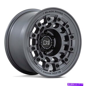 �z�C�[���@4�{�Z�b�g �u���b�N�T�C�̕x�m�z�C�[��17x9�i-12�A6x139.7�A106.1�j4�̃K�����^�������Z�b�g Black Rhino FUJI Wheels 17x9 (-12, 6x139.7, 106.1) Gunmetal Rims Set of 4�y���s�A���i�z