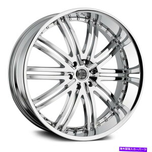 zC[@4{Zbg 2craveԍ11zC[22x9.5i30A6x139.7A78.3j4̃NZbg 2Crave NUMBER 11 Wheels 22x9.5 (30, 6x139.7, 78.3) Chrome Rims Set of 4