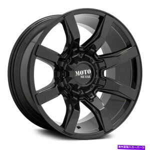 �z�C�[���@4�{�Z�b�g Moto Metal Mo804 Spider Wheels 22x12�i-44�A8x170�A125.1�j4�̃u���b�N�����Z�b�g Moto Metal MO804 SPIDER Wheels 22x12 (-44, 8x170, 125.1) Black Rims Set of 4