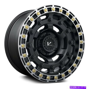 �z�C�[���@4�{�Z�b�g V���b�NVR18 STRAFE�z�C�[��18x9.5�i-12�A5x127�A78.1�j4�̃u���b�N�����Z�b�g V-Rock VR18 STRAFE Wheels 18x9.5 (-12, 5x127, 78.1) Black Rims Set of 4�y���s�A���i�z