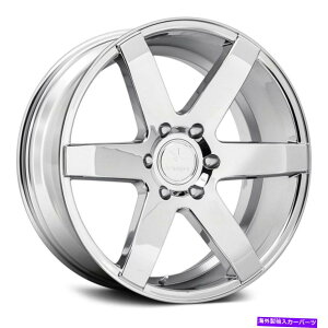 �z�C�[���@4�{�Z�b�g Verde V24 Invictus Wheels20x9�i35�A5x114.3�A74.1�j4��Chrome Rims�Z�b�g Verde V24 INVICTUS Wheels 20x9 (35, 5x114.3, 74.1) Chrome Rims Set of 4