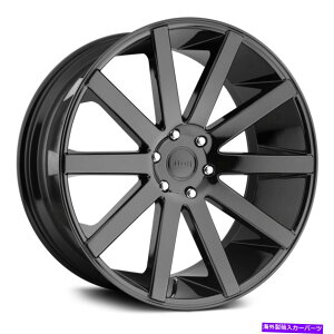 �z�C�[���@4�{�Z�b�g �_�uS219�V���b�g�J���z�C�[��24x10�i25�A5x139.7�A78.1�j4�̃u���b�N�����Z�b�g Dub S219 SHOT CALLA Wheels 24x10 (25, 5x139.7, 78.1) Black Rims Set of 4�y���s�A���i�z