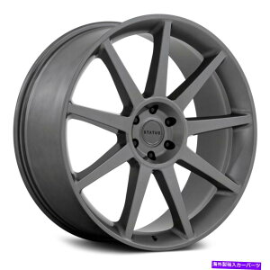 zC[@4{Zbg Xe[^X}XzC[24x10i30A6x135A87.1j4̖YZbg Status MAMMOTH Wheels 24x10 (30, 6x135, 87.1) Anthracite Rims Set of 4