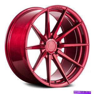 zC[@4{Zbg Rohana RFX1zC[20x11i52A5x114.3A73.1j4̐ԂZbg Rohana RFX1 Wheels 20x11 (52, 5x114.3, 73.1) Red Rims Set of 4