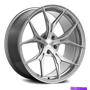 �z�C�[���@4�{�Z�b�g Rohana RFX5�z�C�[��22x10.5�i28�A5x112�A66.56�j4�̃`�^�������Z�b�g Rohana RFx5 Wheels 22x10.5 (28, 5x112, 66.56) Titanium Rims Set of 4�y���s�A���i�z