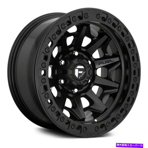 zC[@4{Zbg RD114r[hbNJo[1PCzC[17x9i-15A6x139.7j4̃ubNZbg Fuel D114 BEADLOCK COVERT 1PC Wheels 17x9 (-15, 6x139.7) Black Rims Set of 4