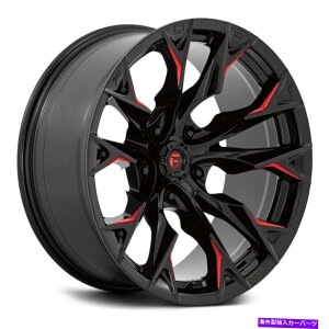 �z�C�[���@4�{�Z�b�g Fuel D823 Flame 5 1PC�z�C�[��20x10�i-18�A5x139.7�A78.1�j4�̃u���b�N�����Z�b�g Fuel D823 FLAME 5 1PC Wheels 20x10 (-18, 5x139.7, 78.1) Black Rims Set of 4�y���s�A���i�z
