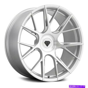�z�C�[���@4�{�Z�b�g �u���[�N�_�C�������hBD-F18�z�C�[��20x10�i42�A5x120.65�A72.56�j4�̃V���o�[�����Z�b�g Blaque Diamond BD-F18 Wheels 20x10 (42, 5x120.65, 72.56) Silver Rims Set of 4�y���s�A���i�z