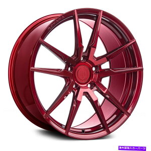 �z�C�[���@4�{�Z�b�g Rohana RFX2�z�C�[��20x12�i60�A5x130�A71.5�j4�̐Ԃ������Z�b�g Rohana RFX2 Wheels 20x12 (60, 5x130, 71.5) Red Rims Set of 4�y���s�A���i�z