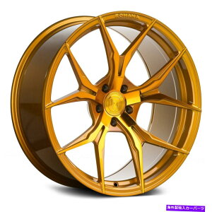 �z�C�[���@4�{�Z�b�g Rohana RFX5�z�C�[��20x10�i45�A5x112�A66.56�j4�̃S�[���h�����Z�b�g Rohana RFx5 Wheels 20x10 (45, 5x112, 66.56) Gold Rims Set of 4