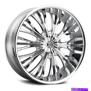 zC[@4{Zbg 2crave number 43zC[24x9.5i30A6x139.7A87jChrome RimsZbg4 2Crave NUMBER 43 Wheels 24x9.5 (30, 6x139.7, 87) Chrome Rims Set of 4