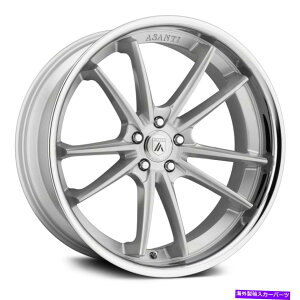 �z�C�[���@4�{�Z�b�g Asanti ABL-23 Sigma Wheels20x9�i35�A5x120.65�A74.1�j4�̃V���o�[�����Z�b�g Asanti ABL-23 SIGMA Wheels 20x9 (35, 5x120.65, 74.1) Silver Rims Set of 4�y���s�A���i�z