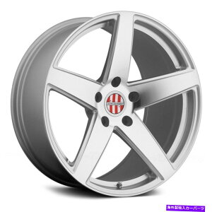 �z�C�[���@4�{�Z�b�g �r�N�^�[�o�[�f���z�C�[��21x10.5�i56�A5x130�A71.5�j4�̃V���o�[�����Z�b�g Victor BADEN Wheels 21x10.5 (56, 5x130, 71.5) Silver Rims Set of 4�y���s�A���i�z