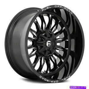 �z�C�[���@4�{�Z�b�g �R��D795�A�[�N1PC�z�C�[��22x12�i-44�A8x170�A125.1�j4�̃u���b�N�����Z�b�g Fuel D795 ARC 1PC Wheels 22x12 (-44, 8x170, 125.1) Black Rims Set of 4�y���s�A���i�z