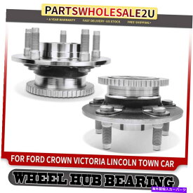 Wheel Hub Bearing 2PCSフォードリンカーンマーキュリーのフロントホイールベアリングとハブアセンブリ1992-1997 4.6L 2Pcs Front Wheel Bearing & Hub Assembly for Ford Lincoln Mercury 1992-1997 4.6L