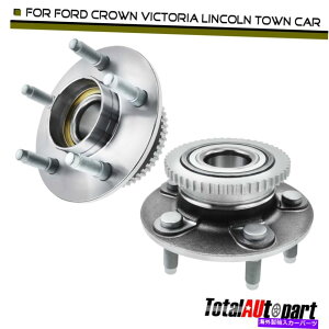 Wheel Hub Bearing tH[hNErNgAJ[2xzC[xAOƃnuAZu1992-1997tg 2x Wheel Bearing & Hub Assembly for Ford Crown Victoria Lincoln 1992-1997 Front