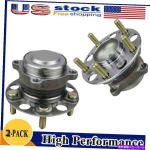 Wheel Hub Bearing 2014�N-2020�z���_�A�R�[�h2.0L�̃y�A2���A�z�C�[���x�A�����O�ƃn�u�A�Z���u�� Pair 2 Rear Wheel Bearing and Hub Assembly for 2014 - 2020 Honda Accord 2.0L�y���s�A���i�z