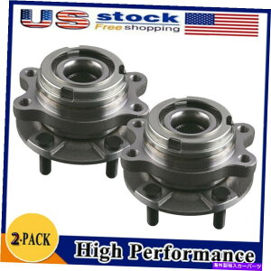 Wheel Hub Bearing 2PCS 2009-19YAeB}2011-17NGXg2PCStgzC[xAOƃnuAZu 2pcs Front Wheel Bearing & Hub Assembly For 2009-19 Nissan Altima 2011-17 Quest