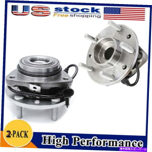 Wheel Hub Bearing 2PCS�t�����g�z�C�[���x�A�����O���n�u1999 1999 00-2004�V�{���[�u���U�[S10 GMC�\�m�} 2Pcs Front Wheel Bearing & Hub for 1998 1999 00-2004 Chevy Blazer S10 GMC Sonoma�y���s�A���i�z