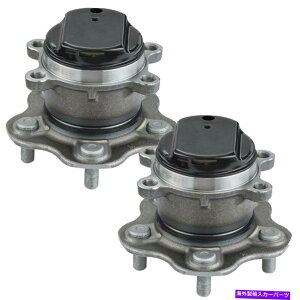 Wheel Hub Bearing 2PCS日産ローグ用のリアホイールベアリングハブ14 15 16 -Qashqai 17- B2J 2Pcs REAR Wheel Bearing Hub for Nissan Rogue 14 15 16 - QASHQAI 17- B2J