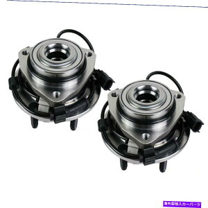 Wheel Hub Bearing 02-09V{[Trailblazer GMC Envoy A6̐V2PCtgzC[xAOnuAZu New 2PC Front Wheel Bearing Hub assy for 02-09 Chevy Trailblazer GMC Envoy a6