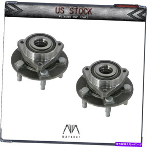 Wheel Hub Bearing �}���T�t�V�����Z�b�g�F2010�N����2016�N�̃V�{���[�J�}����2�̃t�����g�z�C�[���x�A�����O�ƃn�u MAYASAF NEW SET :2 Front Wheel Bearings and Hubs for 2010 - 2016 Chevy Camaro�y���s�A���i�z