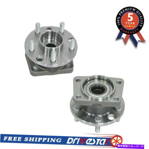 Wheel Hub Bearing �Z�b�g�F02-08�W���K�[X�^�C�v��2�̌�փn�u���x�A�����O�h���C�o�[�Ə�q Set:2 Rear Wheel Hub & Bearings Driver and Passenger for 02-08 Jaguar X-Type