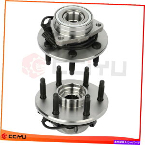 Wheel Hub Bearing �V�{���[�V���o���[�h�G�N�X�v���XGMC�V�G��1500���[�R��4WD��2�̑O�փn�u�x�A�����O 2 Front Wheel Hub Bearings For Chevy Silverado Express Gmc Sierra 1500 Yukon 4WD