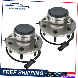 Wheel Hub Bearing 2 PCS�V�{���[�L���f���b�NGMC 2WD 515053�̑O�փn�u�x�A�����O�A�Z���u��WE60912 2 PCS Front Wheel Hub Bearing Assembly for Chevy Cadillac GMC 2WD 515053 WE60912�y���s�A���i�z