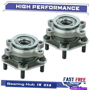 Wheel Hub Bearing 2013N2017N̓YZgNV200[t2PCStgzC[xAOƃnuAZu 2pcs Front Wheel Bearing And Hub Assembly for 2013-2017 Nissan Sentra NV200 Leaf